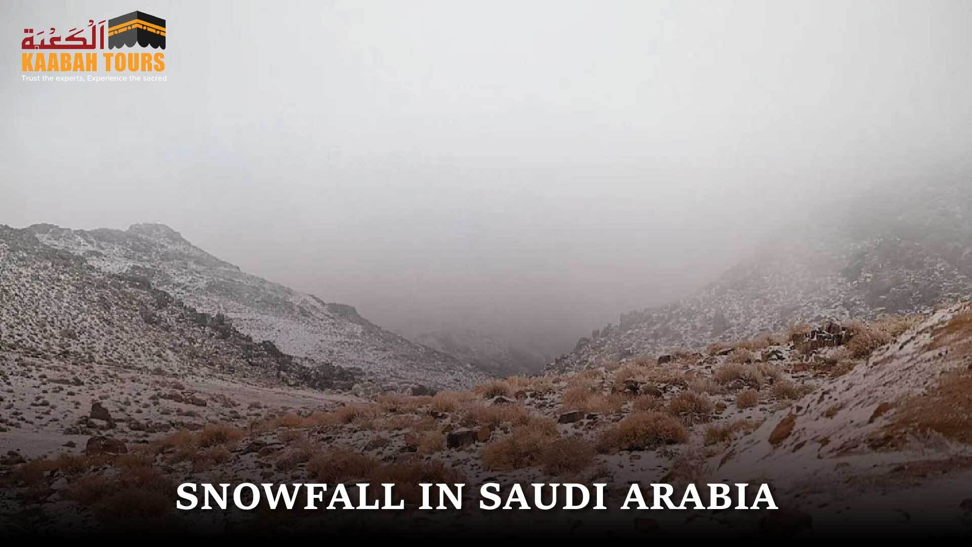 SNOWFALL IN SAUDI ARABIA